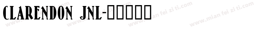 clarendon jnl字体转换